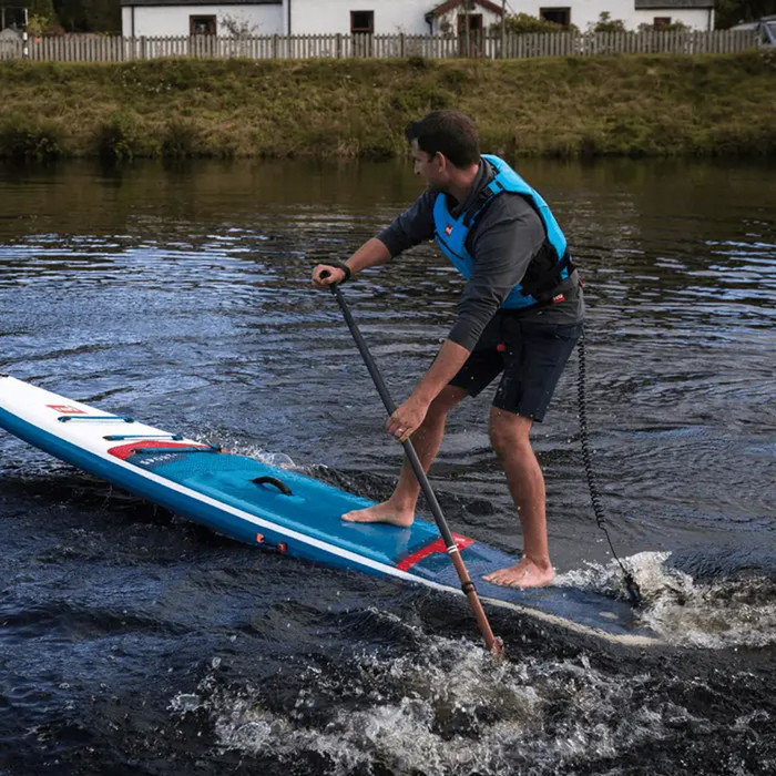 2024 Red Paddle Co 14'0'' Sport + MSL Stand Up Paddle Board 001-001-002-0072 - Blue